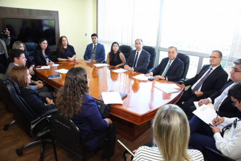 Este lunes 13 de marzo se llevó a cabo el encuentro entre los integrantes del Equipo Técnico para el reordenamiento del talento humano de los Juzgados Civiles y Penales.