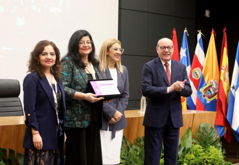 Momentos previos a la Declaración del XX Encuentro Iberoamericano de Magistradas de los más Altos Órganos de Justicia de Iberoamérica.