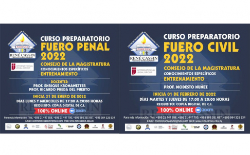 Se iniciarán Cursos Preparatorios para Fueros Civil y Penal