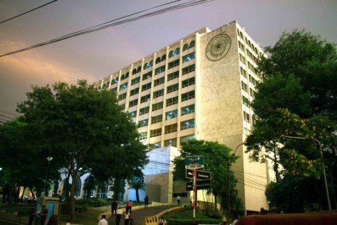 Fachada del Palacio de Justicia de Asunción.