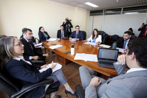 Primera sesión de la mesa de trabajo sobre el Anteproyecto de Ley de Carrera Judicial.