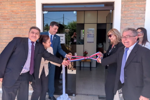 Inauguraron nueva sede de Juzgado de Paz de Mayor Martínez.