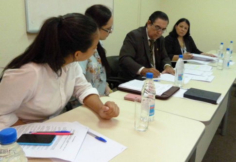 Representantes de la Dirección General de Marcas y Señales de Ganado en conjunto con el Ministerio de Agricultura y Ganadería y el Viceministerio de Ganadería se reunieron esta mañana en el Poder Judicial.