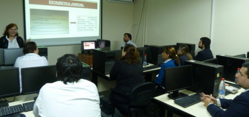 Curso sobre Expediente Electrónico, dirigido a funcionarios de la oficina de Superintendencia General de Justicia.