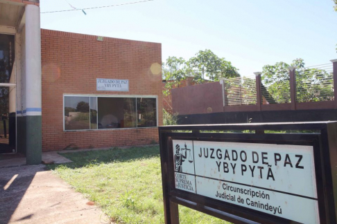 Suspenden plazos procesales en Juzgado de Paz de Yby Pytâ.