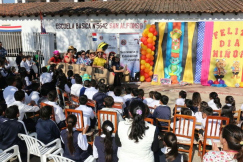 Con un emotivo festejo por día del niño se dio inició a los talleres de Educando en Justicia