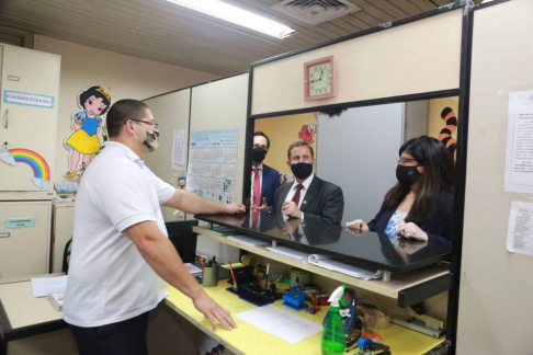 El presidente Martínez Simón y la ministra Llanes recorrieron Juzgados de la Niñez y Adolescencia de Capital.