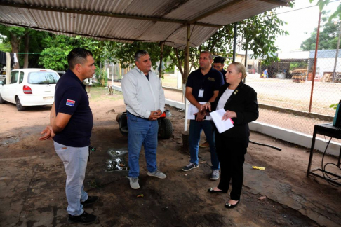 Visita penitenciaria a la Granja Ko' ẽ Pyahu.