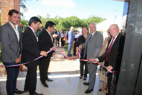 Autoridades judiciales inauguraron juzgado de Paz de Villa Franca.