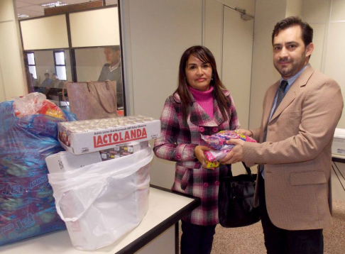 Juzgados Penales de Garantías de Cordillera realizaron donaciones a instituciones.