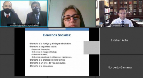 Se realizó webinar sobre pago de tasas judiciales.