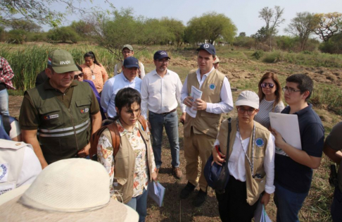 Visita de verificación a la comunidad Sawhoyamaxa.