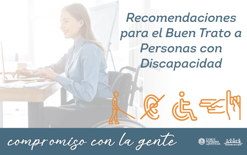 Recuerdan vigencia de protocolo de buen trato a personas con discapacidad