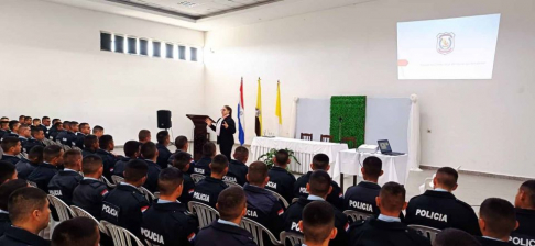 Jornada de capacitación para los aspirantes del Primer Curso del Colegio de Policía. 