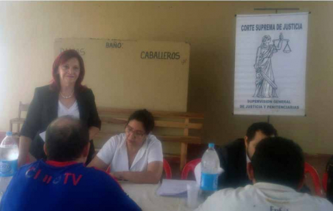 Autoridades visitaron penitenciaría Industrial Esperanza.