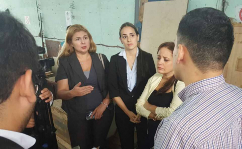 Las magistradas se entrevistaron con los jefes de las distintas áreas de trabajo de los reclusos.