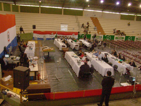 Vista de la sala del juicio Ycuá Bolaños