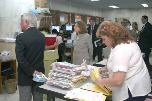 Presidenta de la Corte en la dirección de Registros Públicos