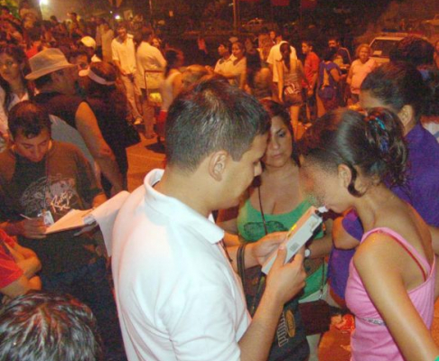 Control de alcotest a menores en carnaval de Caacupé