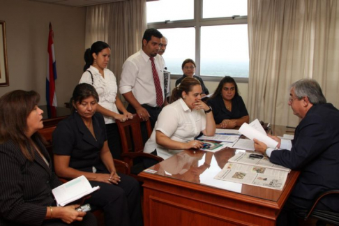 SIFUREP en reunión con el presidente de la Corte, doctor Raul Torres Kirmser