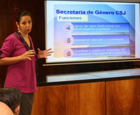 La camarista María Mercedes Boungermini, quien será una de las disertantes del curso taller