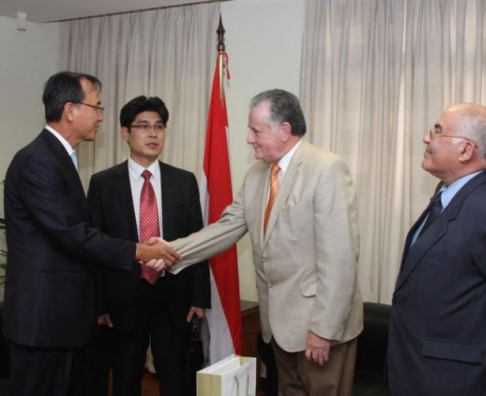 Ministro de la Suprema Corte de Corea visitó el Palacio de Justicia