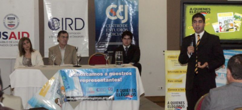 Esta actividad es impulsada por el Centro de Estudios Judiciales (CEJ) y el Centro de Información y Recursos para el Desarrollo (CIRD),