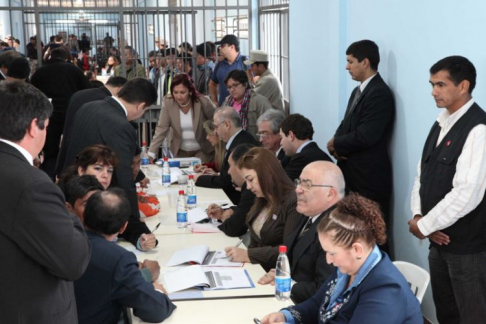 Durante la visita a la Penitenciaria Regional de Coronel Oviedo, donde autoridades judiciales se interiorizaron de la situación procesal de los reclusos