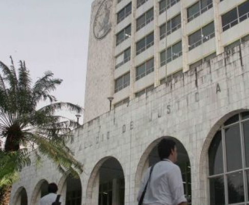 Fachada del Palacio de Justicia de Asunción.