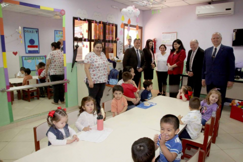 El presidente de la Corte Suprema de Justicia, doctor César M. Diesel Junghanns, la vicepresidenta primera, doctora Carolina Llanes, y los ministros, doctores Alberto Martínez Simón y Luis M. Benítez Riera.