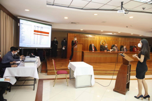 El acto tuvo lugar en el Salón Auditorio. 