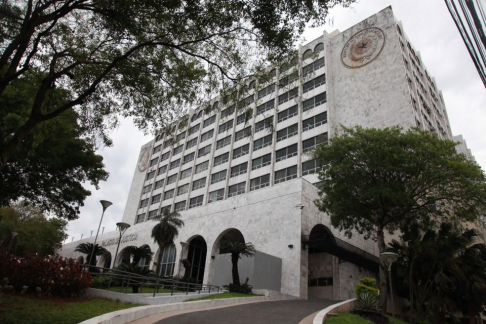 Fachada del Palacio de Justicia de Asunción