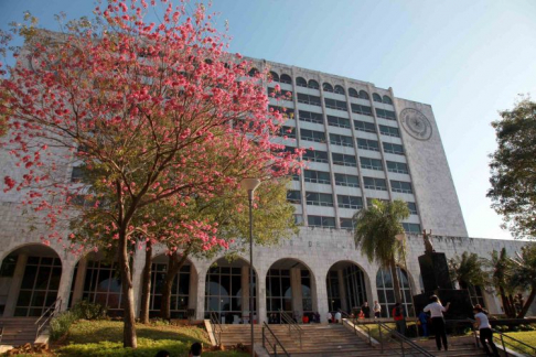 Fachada Palacio de Justicia de Asunción.