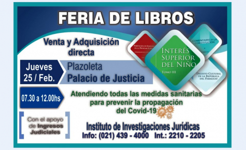 IIJ realizará feria de libros