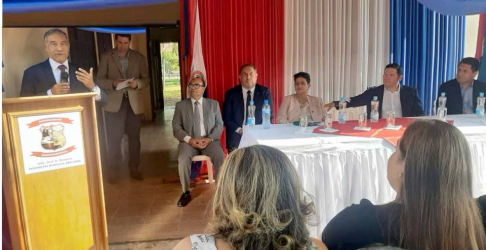 Ministro Ramírez Candia realizó jornada de trabajo en Colonia Independencia.