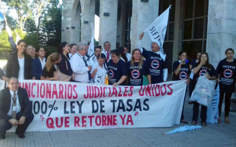 Cese de actividades escalonado en el Poder Judicial.