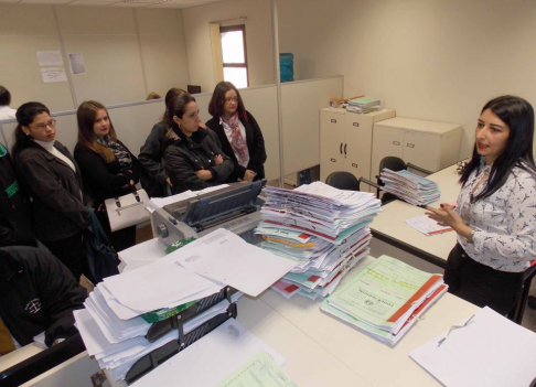 Estudiantes de Derecho de la Uninorte visitaron un juzgado Civil y Comercial de Caacupé