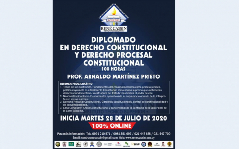 Realizarán Diplomado en Derecho Constitucional y Derecho Procesal Constitucional