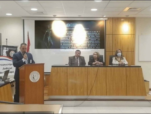 Presentaron informe de gestión de la Circunscripción Judicial de Caazapá.