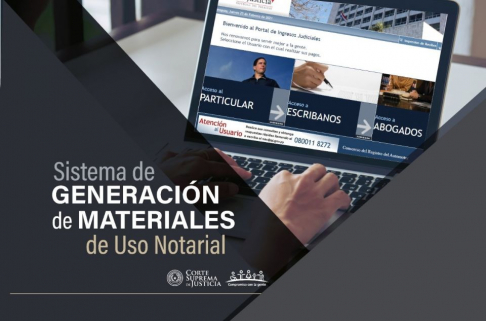 Sistema de Generación de Materiales de Uso Notarial.