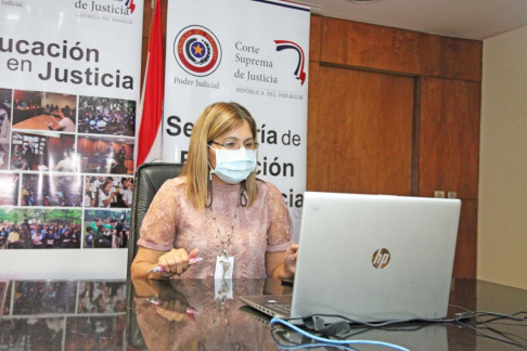 Charla de Educando en Justicia con alumnos de derecho