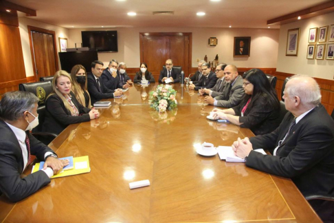 Ministros de la Sala Penal de la Corte Suprema de Justicia sostuvieron una reunión con jueces penales de Garantías.