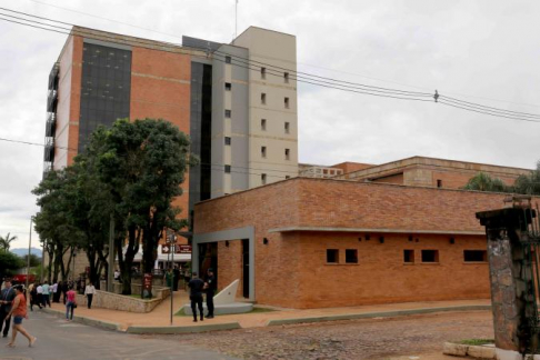 Fachada del Palacio de Justicia de Villarrica.