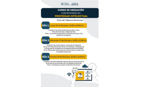 En la fecha, inician ciclo de videoconferencias sobre propiedad intelectual.