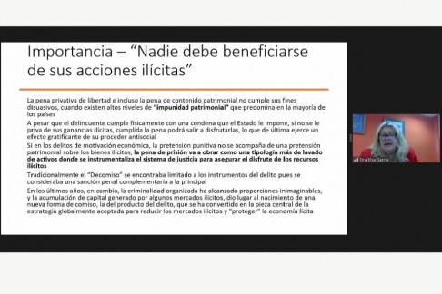 Jueza expuso sobre el comiso en la legislación paraguaya.