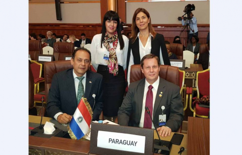 El presidente de la Corte Suprema de Justicia, Alberto Martínez Simón, asistió al Global Judicial Integrity Network, en Doha, Qatar.