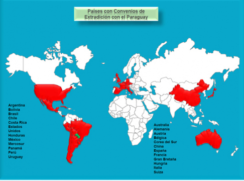 Mapa de convenios.