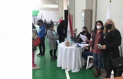 Juzgado acompañó jornada de vacunación de adolescentes con enfermedades de base