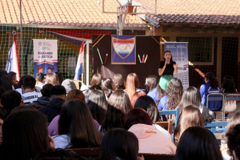 Prosiguen charlas instructivas a alumnos de PJC.