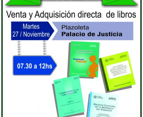 Para más información los interesados pueden comunicarse al 021 439 4000, internos 2210 y 2205.